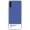 Azure Blue Galaxy A50 Clear Case