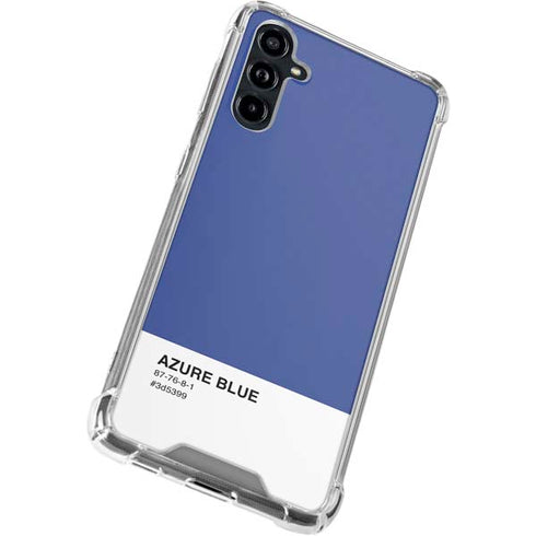 Azure Blue Galaxy A54 5G Clear Case