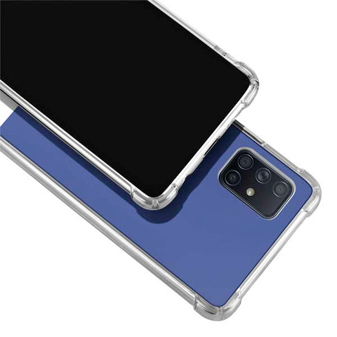 Azure Blue Galaxy A71 5G Clear Case
