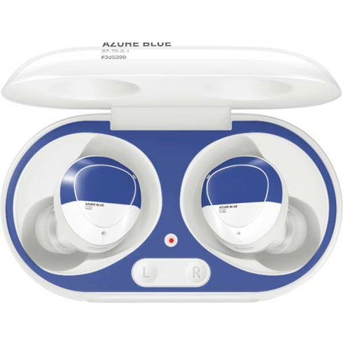 Azure Blue Galaxy Buds Plus Skin