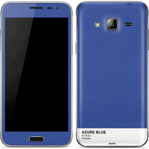 Azure Blue Galaxy J3 Skin