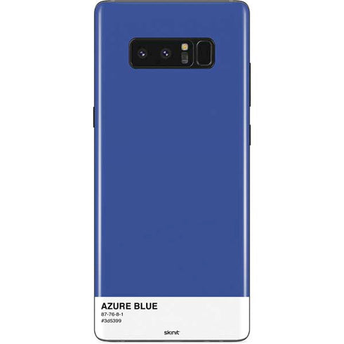 Azure Blue Galaxy Note 8 Skin