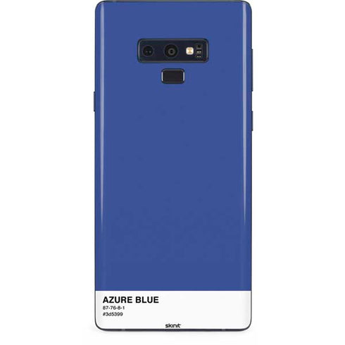 Azure Blue Galaxy Note 9 Skin