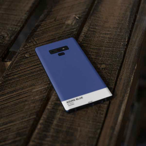 Azure Blue Galaxy Note 9 Skin
