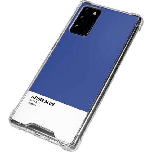 Azure Blue Galaxy Note20 5G Clear Case
