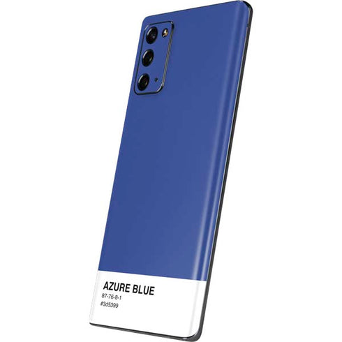 Azure Blue Galaxy Note20 5G Skin
