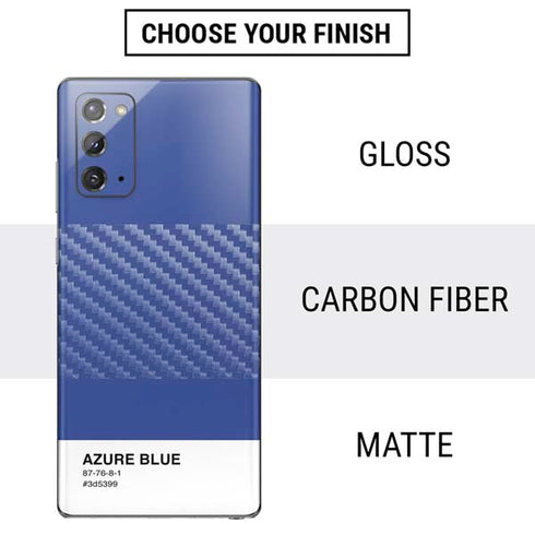 Azure Blue Galaxy Note20 5G Skin