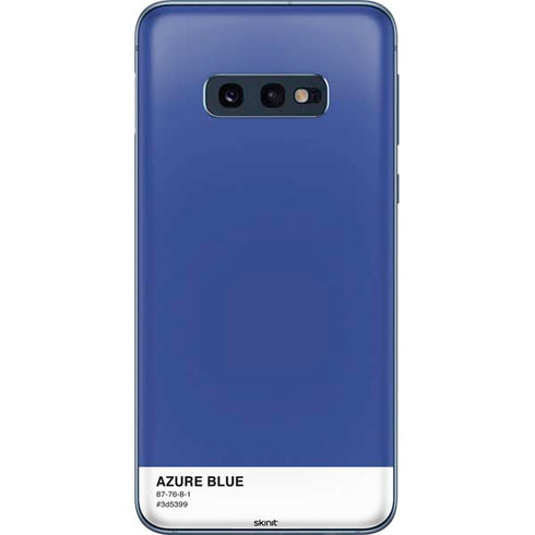 Azure Blue Galaxy S10e Skin