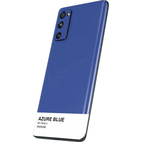 Azure Blue Galaxy S20 Fan Edition Skin