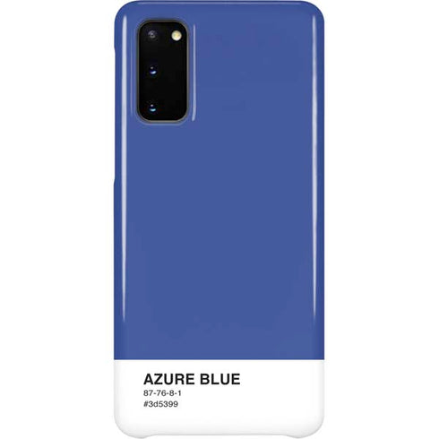 Azure Blue Galaxy S20 Lite Case