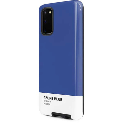 Azure Blue Galaxy S20 Pro Case