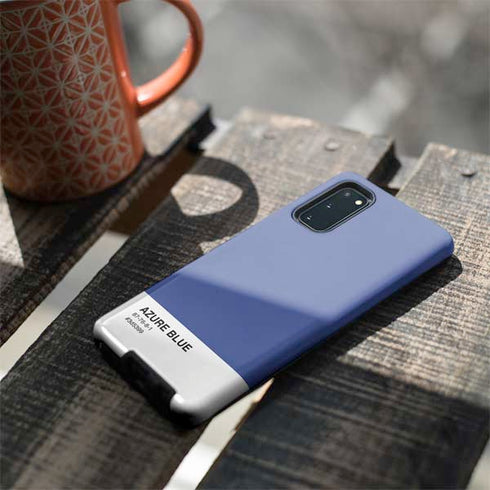 Azure Blue Galaxy S20 Pro Case