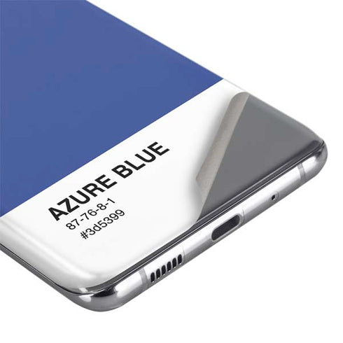 Azure Blue Galaxy S20 Skin