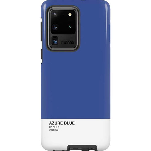 Azure Blue Galaxy S20 Ultra 5G Pro Case