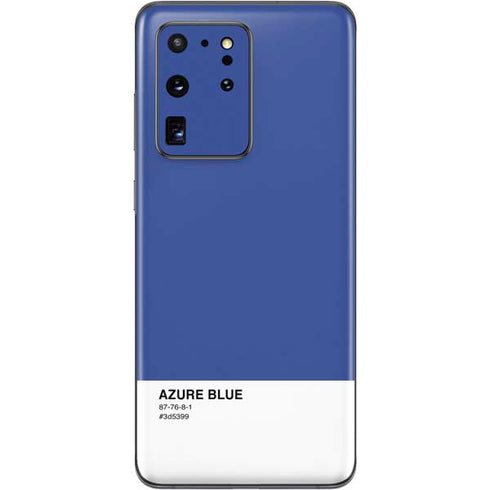 Azure Blue Galaxy S20 Ultra 5G Skin