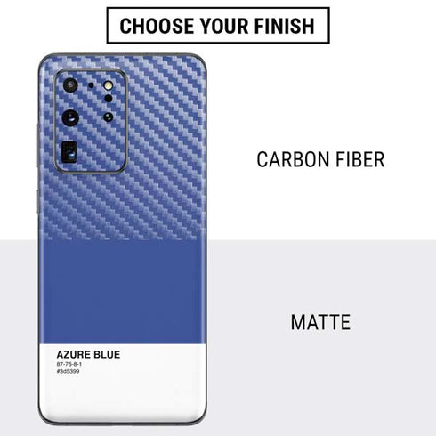 Azure Blue Galaxy S20 Ultra 5G Skin