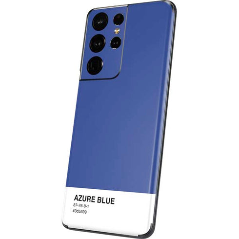 Azure Blue Galaxy S21 Ultra 5G Skin