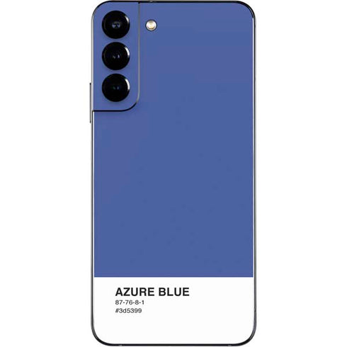 Azure Blue Galaxy S22 Plus Skin