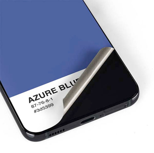 Azure Blue Galaxy S22 Skin