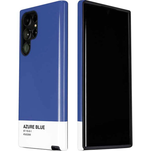 Azure Blue Galaxy S22 Ultra Pro Case