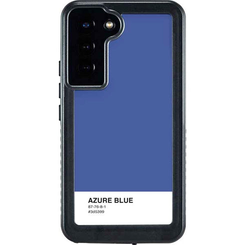 Azure Blue Galaxy S23 Plus Waterproof Case