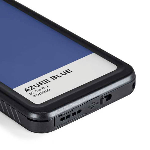 Azure Blue Galaxy S23 Plus Waterproof Case