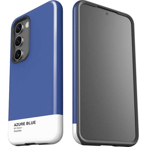Azure Blue Galaxy S23 Pro Case