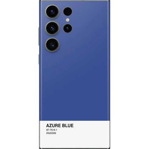 Azure Blue Galaxy S23 Ultra Skin