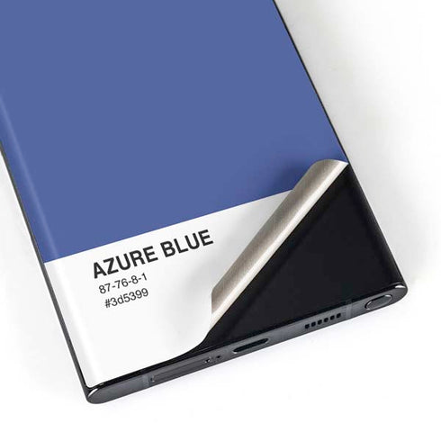 Azure Blue Galaxy S23 Ultra Skin