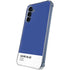 Azure Blue Galaxy S24 Clear Case