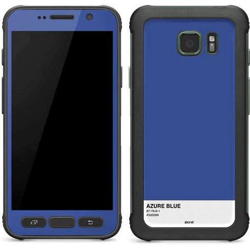 Azure Blue Galaxy S7 Active Skin