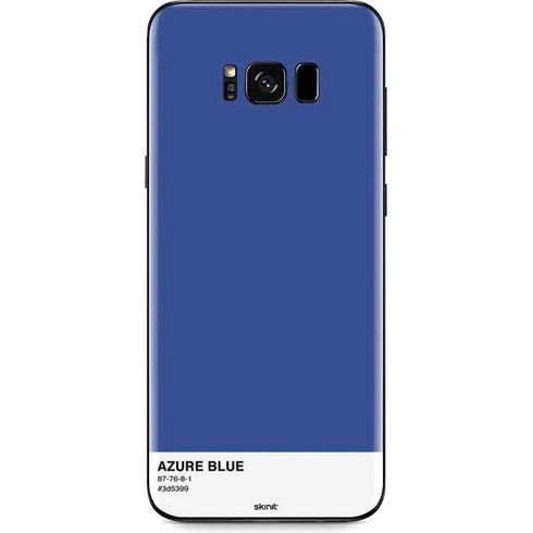 Azure Blue Galaxy S8 Plus Skin