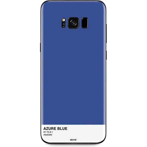 Azure Blue Galaxy S8 Skin