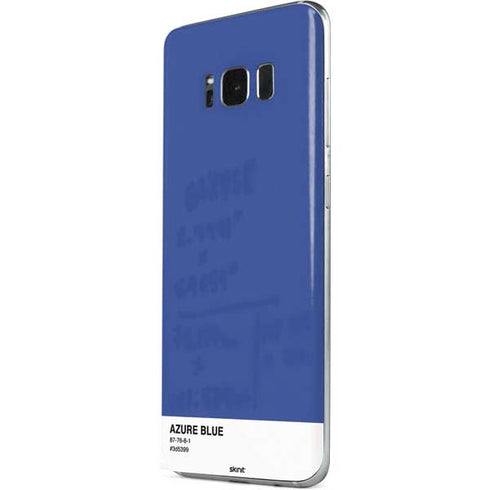 Azure Blue Galaxy S8 Skin