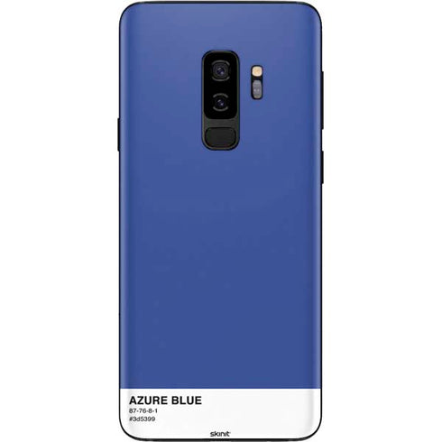 Azure Blue Galaxy S9 Plus Skin