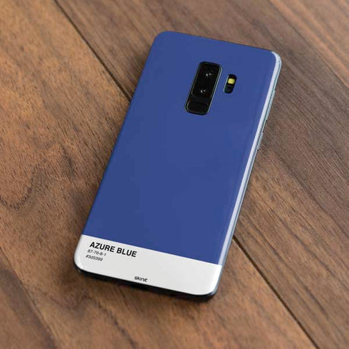 Azure Blue Galaxy S9 Plus Skin