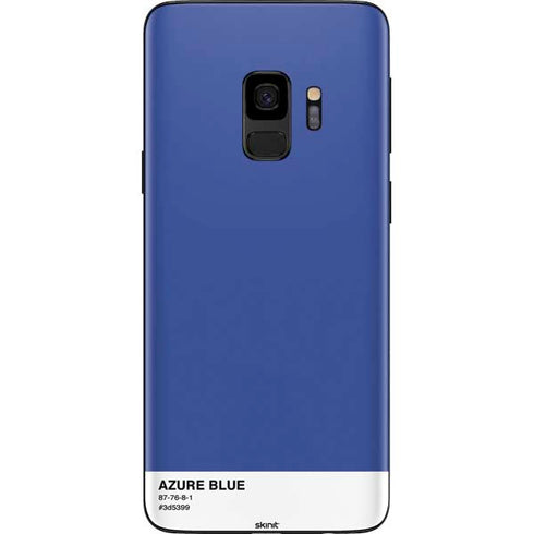 Azure Blue Galaxy S9 Skin