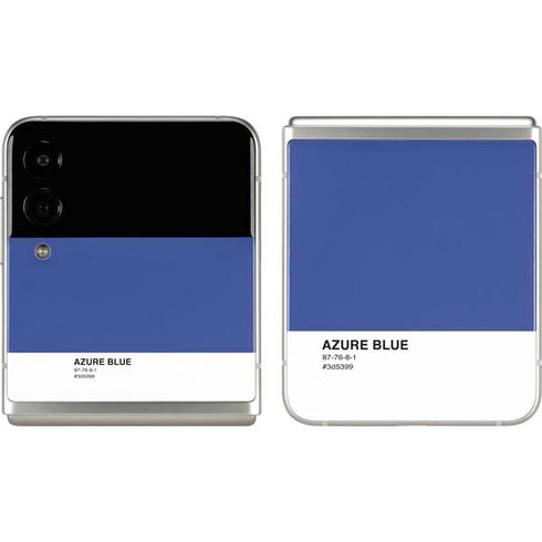 Azure Blue Galaxy Z Flip3 5G Skin