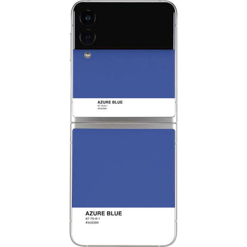 Azure Blue Galaxy Z Flip3 5G Skin