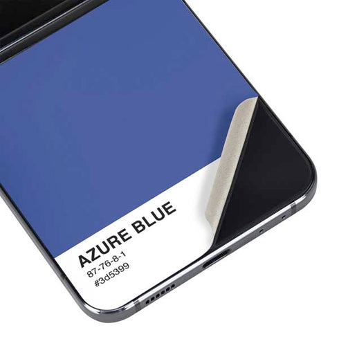 Azure Blue Galaxy Z Flip5 5G Skin