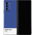 Azure Blue Galaxy Z Fold2 5G Skin