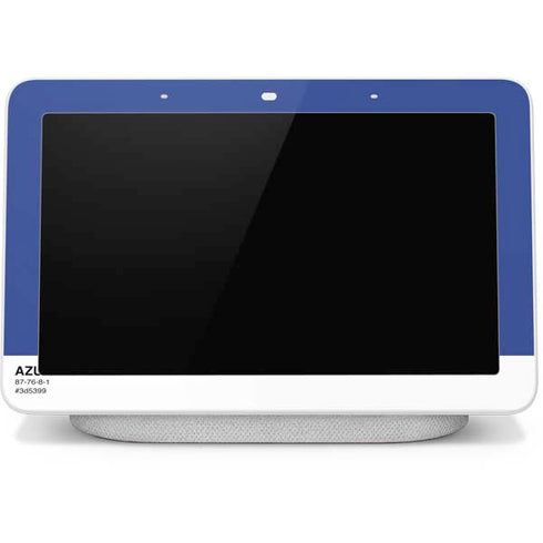 Azure Blue Google Home Hub Skin