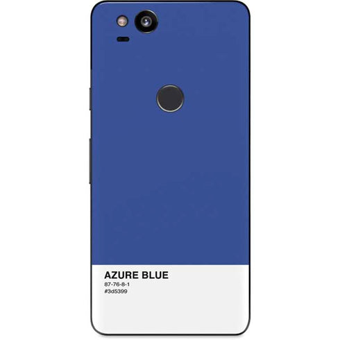 Azure Blue Google Pixel 2 Skin