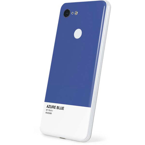 Azure Blue Google Pixel 3 Skin