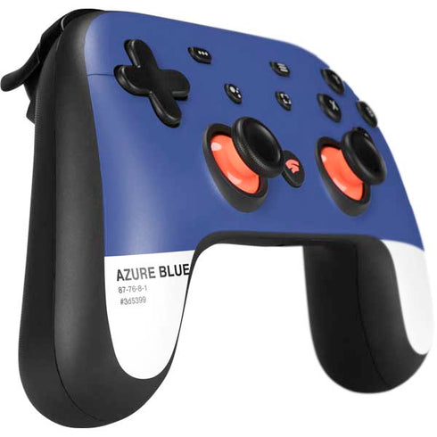Azure Blue Google Stadia Controller Skin