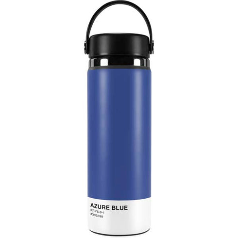 Azure Blue Hydro Flask 20oz Wide Mouth Skin