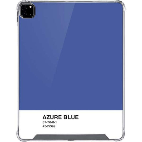 Azure Blue iPad Pro 12.9in (2020) Clear Case