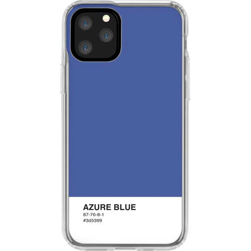 Azure Blue iPhone 11 Pro Clear Case