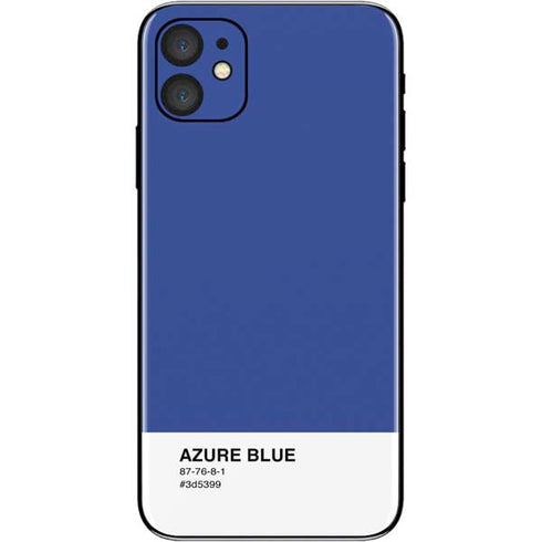 Azure Blue iPhone 11 Skin