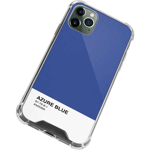 Azure Blue iPhone 12 Pro Clear Case